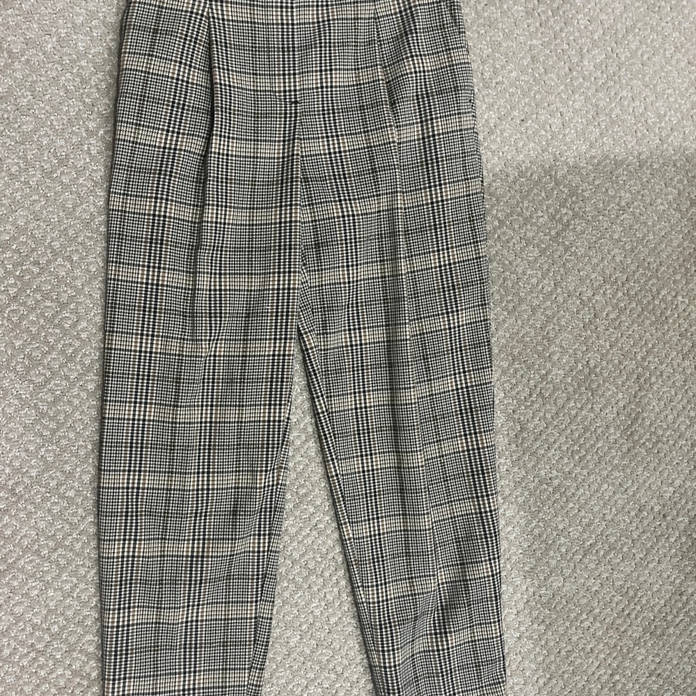 LOFT Houndstooth Patterned Pants